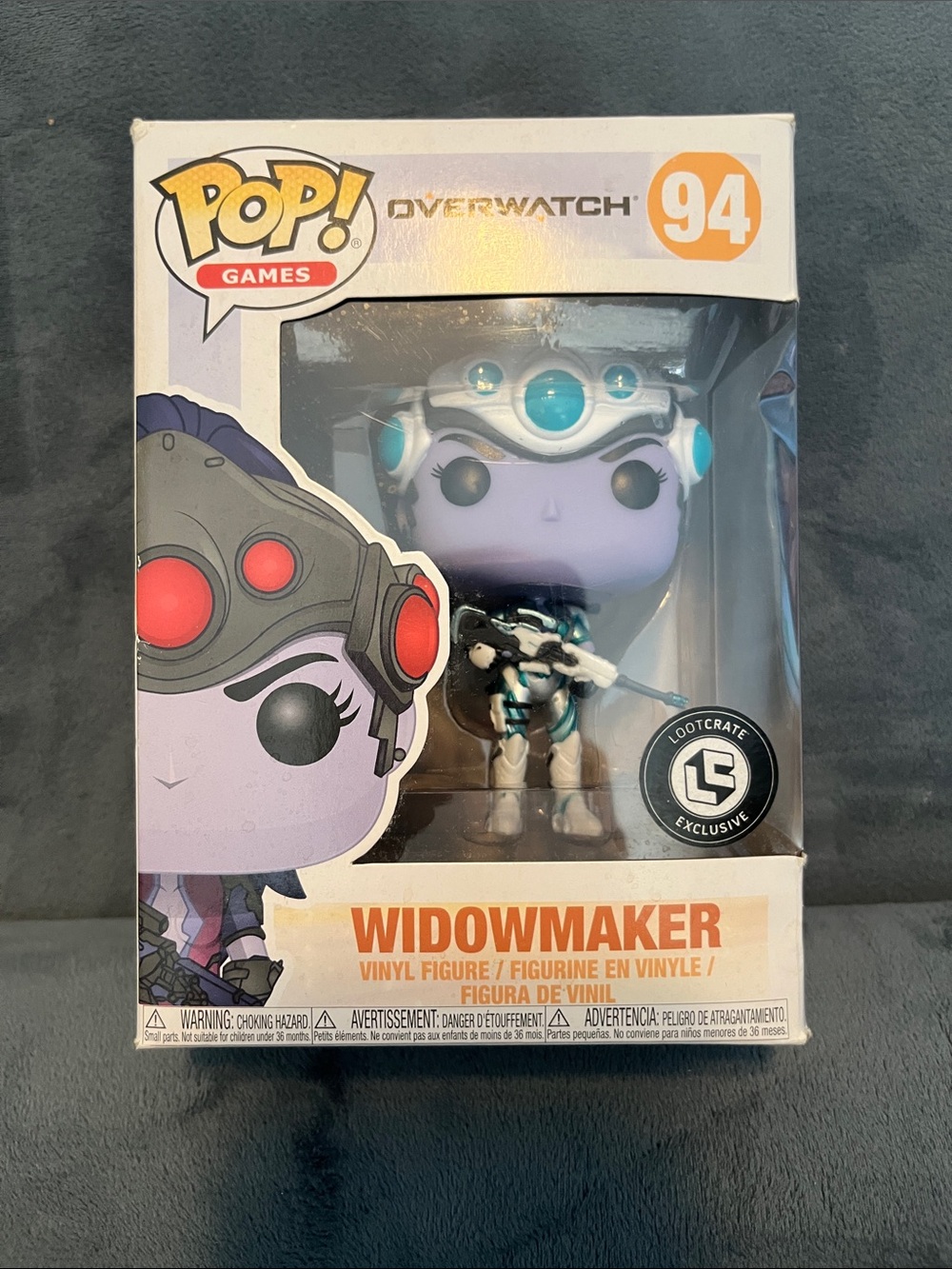 Funko Pop! Widowmaker Figure - Purple & Teal Accents